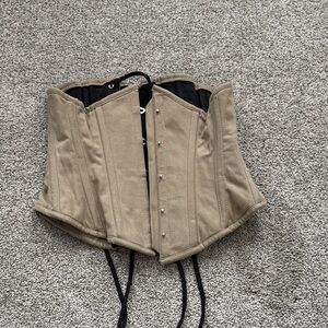 Tan Bone In Corset